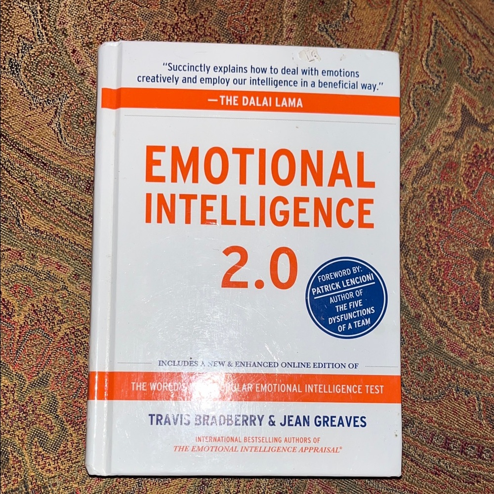3/$15. EMOTIONAL INTELLIGENCE BOOK